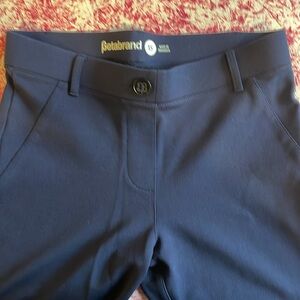 Betabrand Navy Blue Women’s Pants, XS, stretch, straight leg